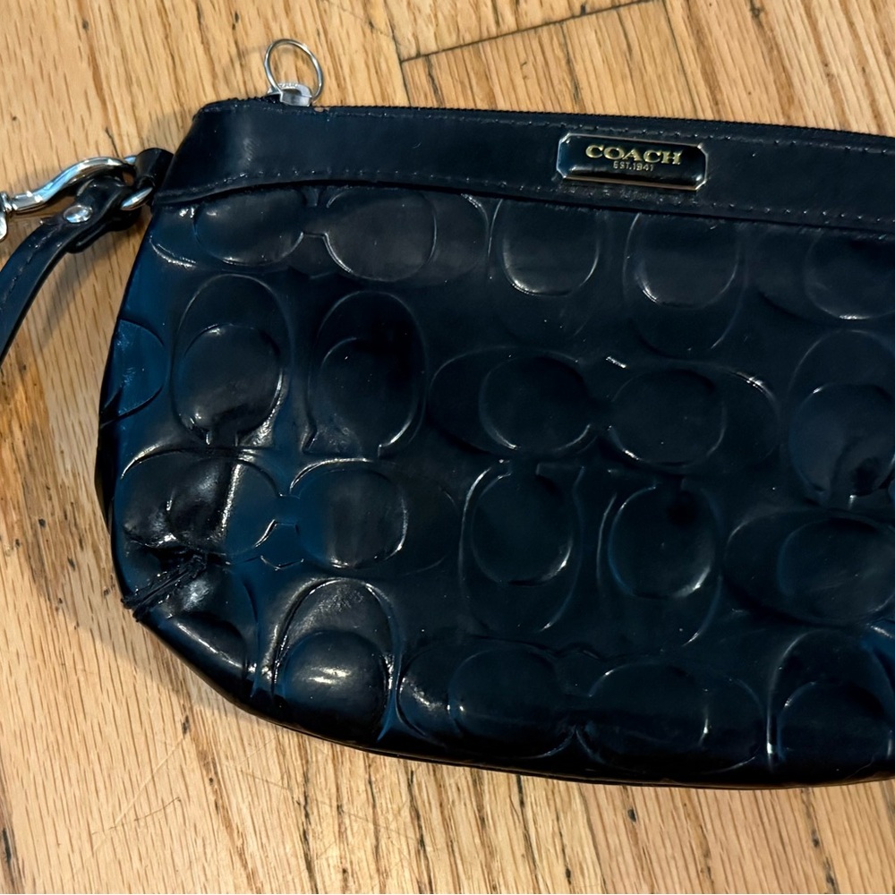 Coach Black Embossed Women's Bag